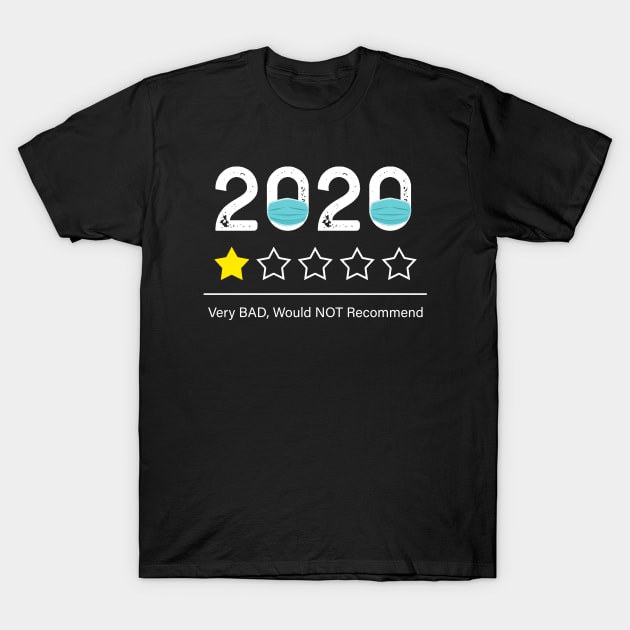 2020 Very Bad Would Not Recommend Mask T-Shirt by MasliankaStepan